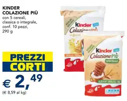 Esselunga Kinder colazione più offerta