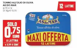 Panorama Tonno all'olio di oliva AS DO MAR offerta