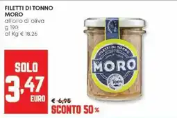 Panorama Filetti di tonno MORO offerta