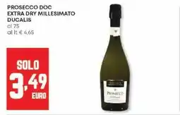 Panorama Prosecco doc extra dry millesimato DUCALIS offerta