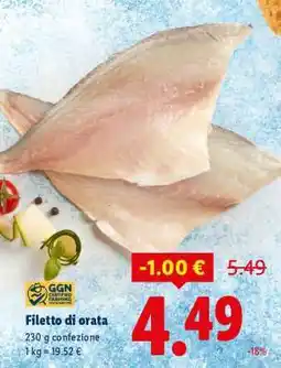 Lidl Filetto Di Orata offerta