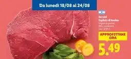 Lidl Bervini Tagliata di bovino offerta