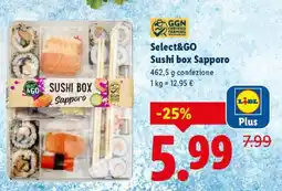 Lidl Select&GO Sushi box Sapporo offerta