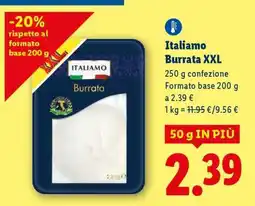 Lidl Italiamo Burrata XXL offerta