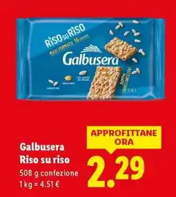 Lidl GALBUSERA RISO SU RISO offerta