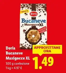 Lidl Doria Bucaneve Maxigocce XL offerta