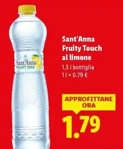 Lidl Sant’Anna Fruity Touch al limone offerta