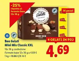 Lidl Bon Gelati Mini Mix Classic XXL offerta