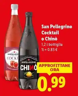 Lidl San Pellegrino Cocktail o Chinò offerta
