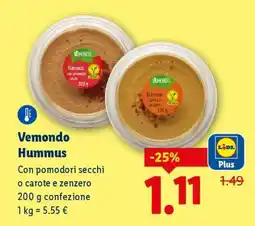Lidl Vemondo Hummus offerta
