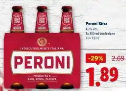 Lidl Peroni Birra offerta