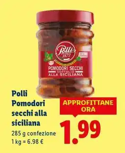 Lidl Polli Pomodori secchi alla siciliana offerta