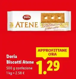 Lidl DORIA Biscotti Atene offerta