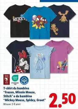 Lidl T-shirt da bambina/bambino offerta