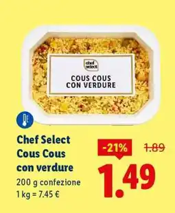 Lidl Chef Select Cous Cous con verdure offerta