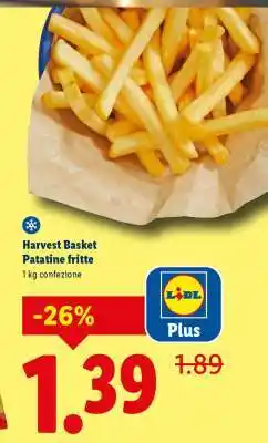Lidl Harvest Basket Patatine fritte offerta