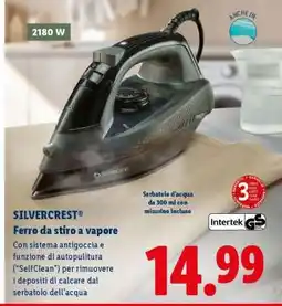 Lidl SILVERCREST Ferro da stiro a vapore offerta