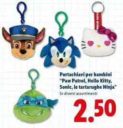 Lidl Portachiavi per bambini offerta