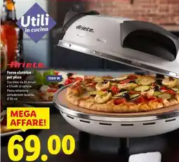 Lidl Ariete Forno elettrico per pizza offerta