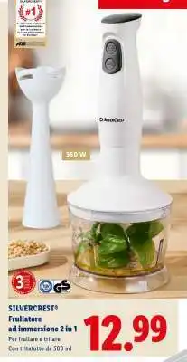 Lidl SILVERCREST Frullatore ad immersione 2 in 1 offerta