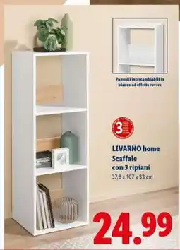 Lidl LIVARNO home Scaffale con 3 ripiani offerta