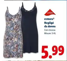 Lidl esmará Negligé da donna offerta