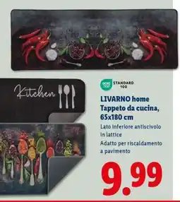 Lidl LIVARNO home Tappeto da cucina, 65x180 cm offerta