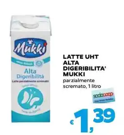 Coop LATTE UHT ALTA DIGERIBILITÀ MUKKI offerta