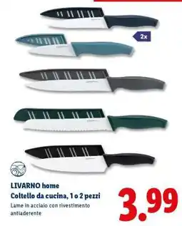 Lidl LIVARNO home Coltello da cucina, 1 o 2 pezzi offerta