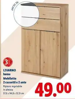 Lidl LIVARNO home Mobiletto offerta