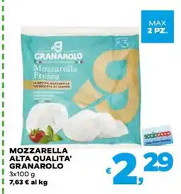 Coop Mozzarella Alta Qualità Granarolo offerta