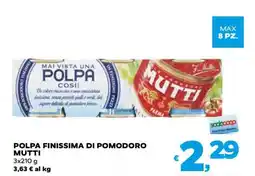 Coop POLPA FINISSIMA DI POMODORO MUTTI offerta