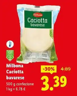 Lidl Milbona Caciotta bavarese offerta