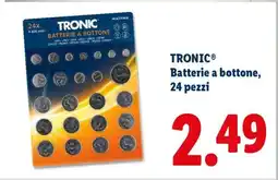 Lidl TRONIC Batterie a bottone, 24 pezzi offerta