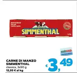 Coop Carne di Manzo Simmenthal offerta