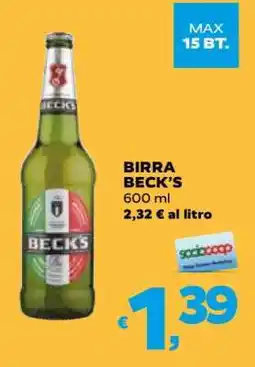 Coop Birra Beck's offerta