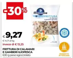 Coop FRITTURA DI CALAMARI E GAMBERI ILIOPESCA offerta