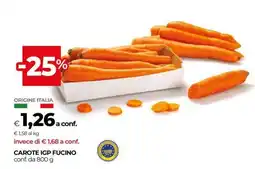 Coop CAROTE IGP FUCINO offerta