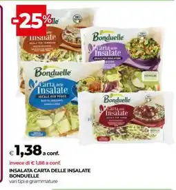 Coop INSALATA CARTA DELLE INSALATE BONDUELLE offerta