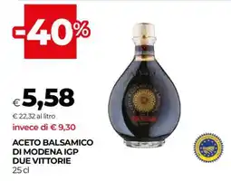 Coop Aceto Balsamico di Modena IGP Due Vittorie offerta