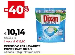 Coop DETERSIVO PER LAVATRICE POWER CAPS DIXAN offerta