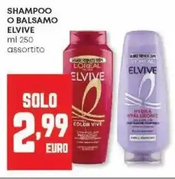 Panorama Shampoo o balsamo ELVIVE offerta