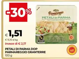 Coop PETALI DI PARMA DOP PARMAREGGIO GRANTERRE offerta