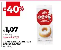Coop CIAMBELLE ZUCCHERATE GASTONE LAGO offerta