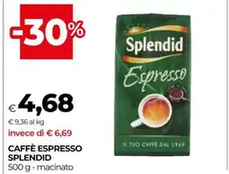 Coop Caffè Espresso Splendid offerta