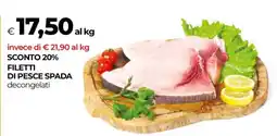 Coop Filetti di Pesce Spada offerta