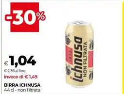 Coop BIRRA ICHNUSA offerta