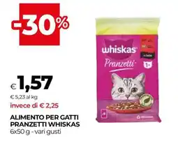 Coop Alimento per gatti Pranzetti Whiskas offerta