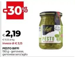 Coop Pesto Biffi offerta