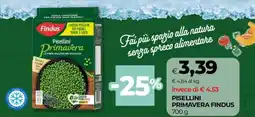 Coop Pisellini Primavera Findus offerta